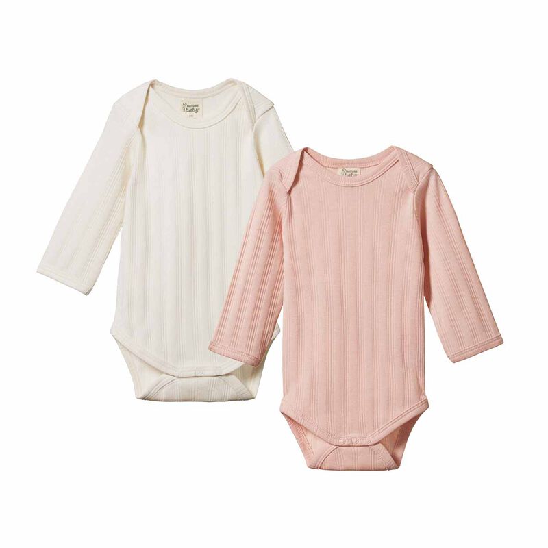 Nature Baby L/S Bodysuit Derby 2 Pack image number 0